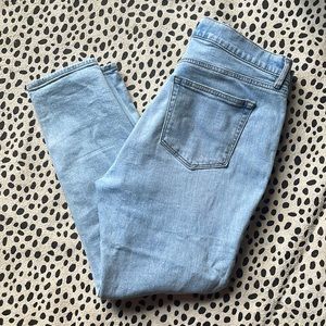 Ankle Light Colored Loft Jeans!